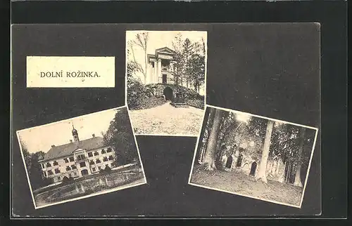 AK Dolni Rozinka, Gebäudeansichten