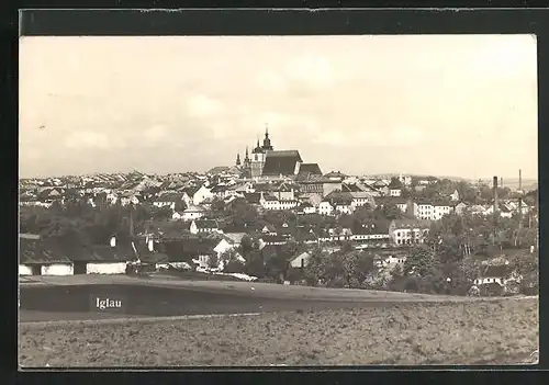 AK Iglau, Blick auf gesamten Ort