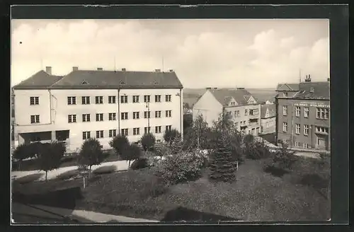 AK Mor. Budejovice, Gebäude im Ort