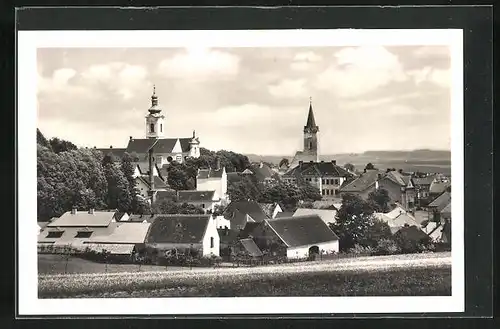 AK Patzau, Gesamtansicht mit Kirche