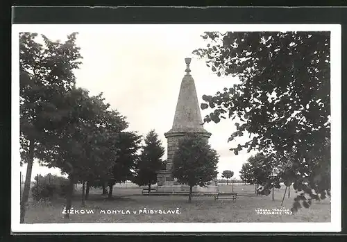 AK Zizkova Mohyla u Pribyslave, Denkmal im Park