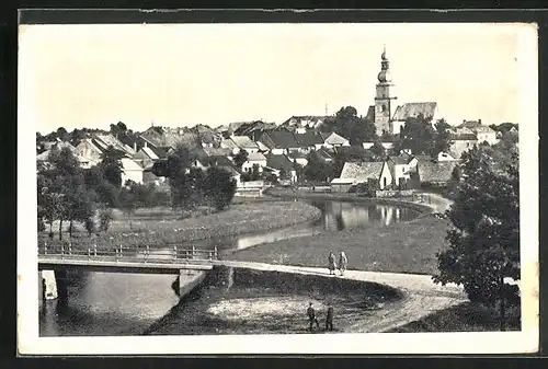 AK Mesto Zdár, Fluss in die Stadt