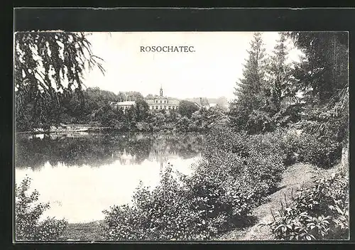 AK Rosochatec, Seeansicht mit Schloss