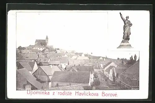 AK Havl, Borova, Upominka z rodiste Havlickova Borove