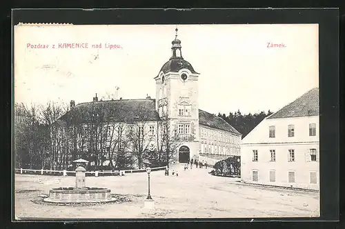 AK Kamenice nad Lipou, Zamek