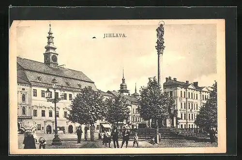 AK Jihlava, Marktpartie mit Säule