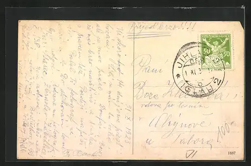 AK Jihlava, Marktpartie mit Säule