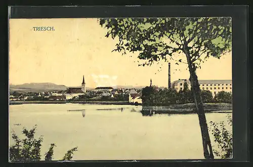 AK Triesch, Panorama mit See