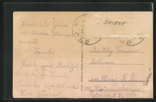 AK Trest, Ortsansicht mit Umgebung