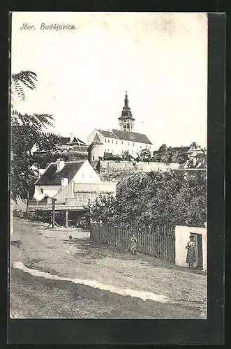 AK Mor. Budejovice, Kirche im Ortskern