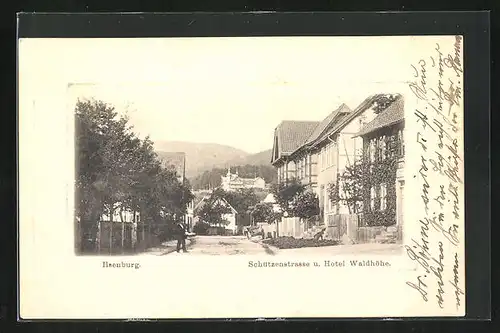 AK Ilsenburg, Schützenstrasse und Hotel waldhöhe