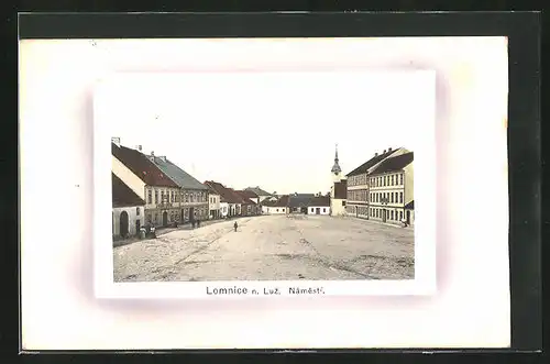 AK Lomnice n. Luz., Námesti, Marktplatz