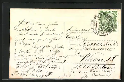 AK Lomnice n. Luz., Námesti, Marktplatz