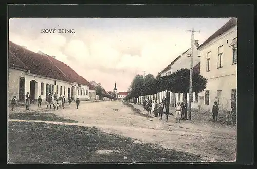 AK Nový Etink, Strassenpartie im Zentrum