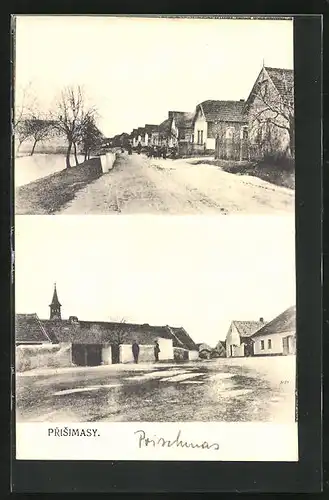 AK Prisimasy, Strassenpartie, Ortspartie