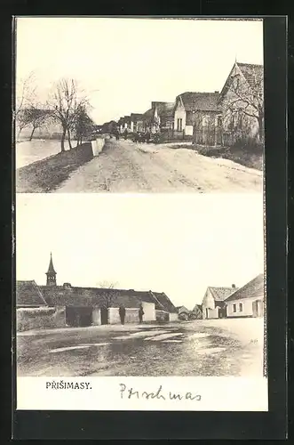 AK Prisimasy, Strassenpartie, Ortspartie