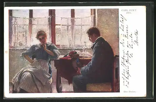 Künstler-AK Carl Zewy: Der Freier