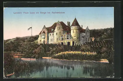 AK Aschersleben, Landsitz Haus Lapp am Berge