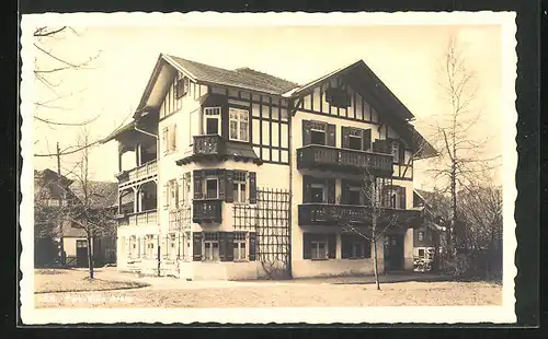 Foto-AK Oberstdorf /Allgäu, Hotel-Pension Rubihaus, Nebenhaus