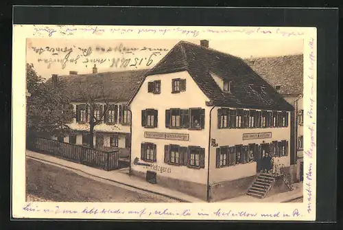 AK Gablenberg, Blick auf das Gasthaus zur Traube