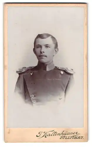 Fotografie Atelier Kaltenhäuser, Züllichau, Markt 90, Portrait Ulan-Rgt. Prinz August von Württemberg Posensches No. 10