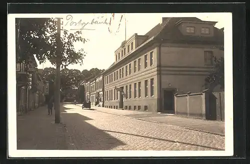 Foto-AK Eutin, Strasse an der Post