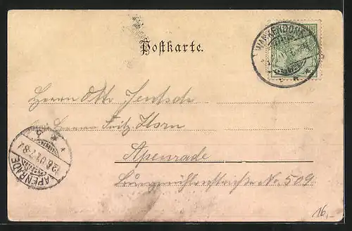 AK Wankendorf, Gasthof zur Mühle, Schule, Kirche