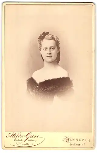 Fotografie S. Kaulbach, Hannover, Portrait Friederike von Hannover-Cumberland