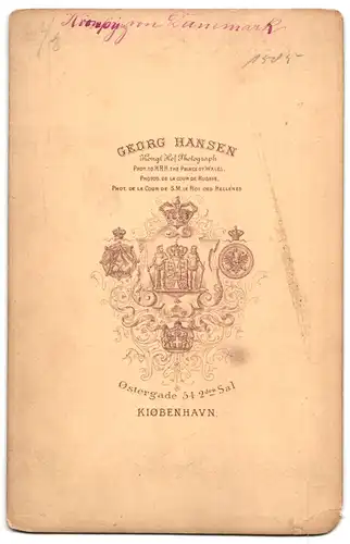 Fotografie Georg Hansen, Kiöbenhavn, Friedrich VIII. König von Dänemark in Uniform mit Orden