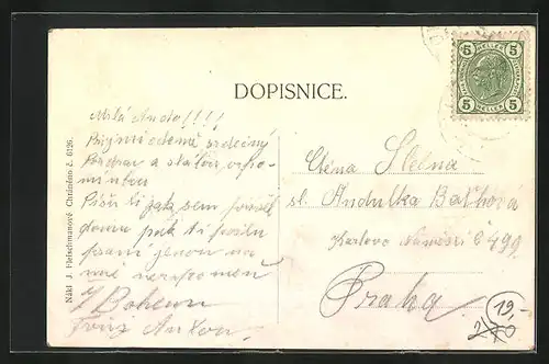 AK Kovarov, Aussen- und, Innenansicht der Kirche