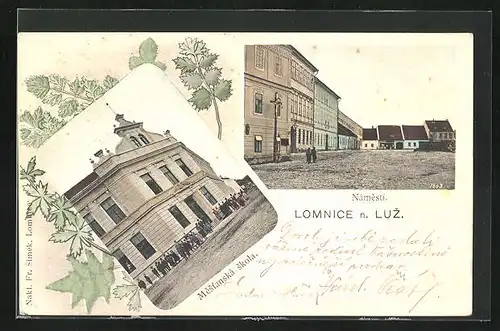 AK Lomnice n. Luz., Namesti, Mestanska skola