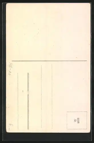 AK Der Strohwitwer mit Kaffeemühle, Neujahrsgruss