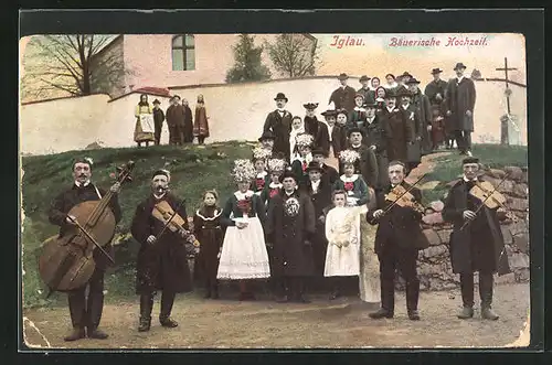 AK Iglau, Bäuerische Hochzeit