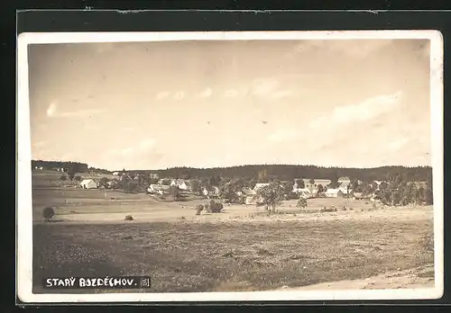 AK Starý Bozdechov, Totalansicht vom Dorf, Celkovy pohled