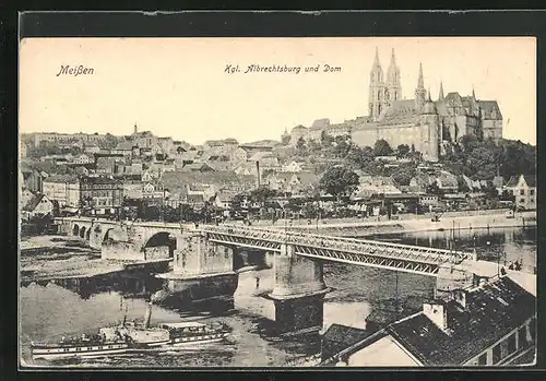 AK Meissen, Kgl. Albrechtsburg und Dom