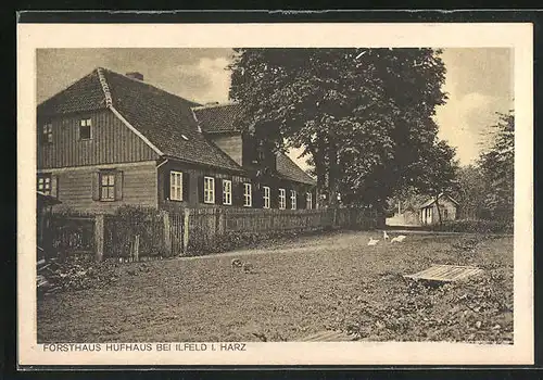 AK Ilfeld i. Harz, Forsthaus Hufhaus