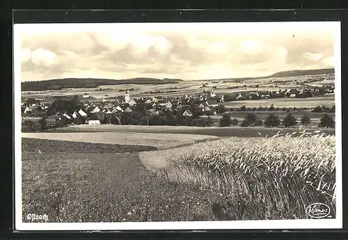 AK Ostrach, Aussicht vom Feld aus