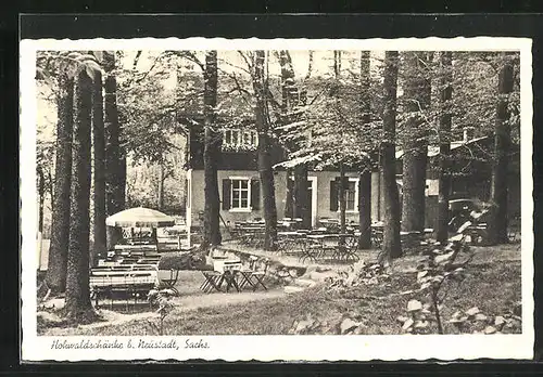 AK Neustadt /Sachs., Restaurant Hochwaldschenke