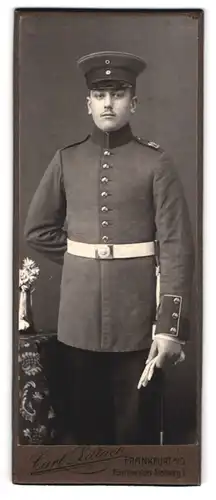 Fotografie Carl Lillack, Frankfurt a. O., Fürstenwalder Steinweg 1, Soldat des Gren. Rgt. 12 mit Portepee