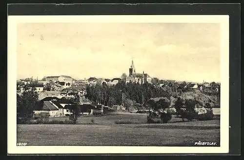 AK Pribyslav, Gesamtansicht des Ortes