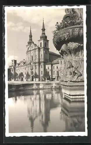 AK Iglau, Kirche im Sonnenschein