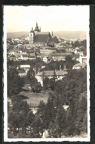 AK Iglau, Kirche im Stadtbild, Celkovy pohled