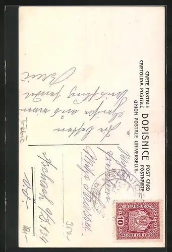 AK Jemnice /Jamnitz, Hrbitovni kostel sv. Jakuba