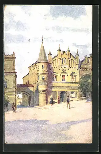 Künstler-AK Nemecký Brod, Havlickuv dum