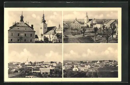 AK Krízanov, Kirche und Park des Ortes