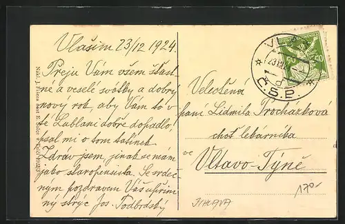 AK Telc, Kinder in tschechischer Tracht