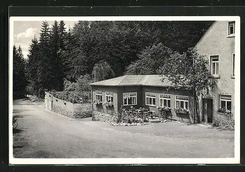 AK Grossrückerswalde /Erzgeb., Gasthaus Schindelbachmühle