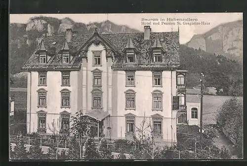 AK Beuron i. Hohenzollern, Hotel und Pension St. Gregorius Haus