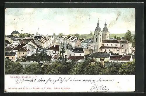 AK Bystrice nad Pernst., Namesti, Kirche