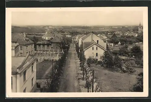 AK Skutec, Strassenpartie im Ort